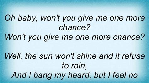 one more chance lyrics meaning.